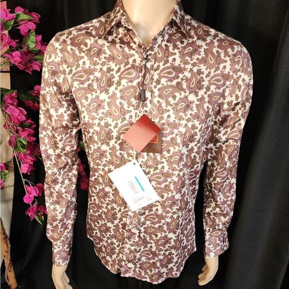 NWT Etro Long Sleeve Button Up Shirt - Mens - Picture 4 of 13